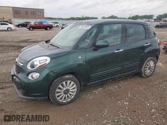 2014 FIAT 500L Easy z VIN ZFBCFABH9EZ016885, wystawiony jako Copart lot #58693655 z przebiegiem 162 898 mil mil oraz Czysty tytuł • Clean title. Historia ofert i sprzedaży dostępna na DreamBid. Obrazek 1.