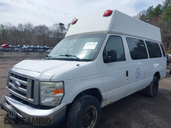 2008 Ford Econoline Cargo Commercial with VIN 1FTNS24W28DB54840, listed as a IAAI auction lot 41966034 with 85,087 mi miles and . Bid and sale history available at DreamBid. Image 2.
