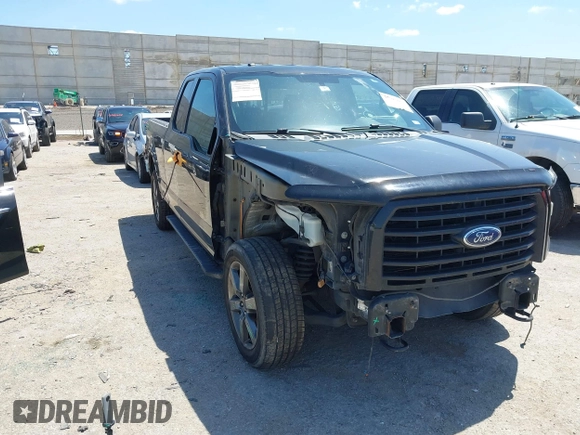 2015 Ford F-150 XLT with VIN 1FTFX1EF1FFC06037, listed as a IAAI auction lot 42525664 with 269,216 mi miles and . Bid and sale history available at DreamBid. Image 1.