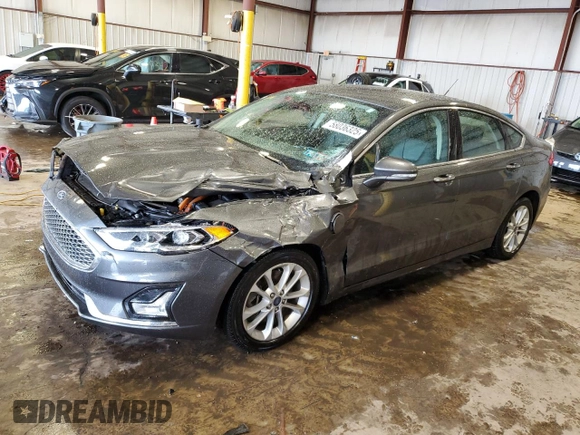 2020 Ford Fusion Titanium with VIN 3FA6P0SU2LR247505, listed as a Copart auction lot 58036325 with 73,658 mi miles and Salvage title. Bid and sale history available at DreamBid. Image 1.