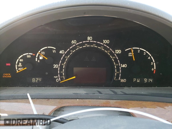 2000 Mercedes-Benz S-Class with VIN WDBNG70J9YA057014, listed as a Copart auction lot 76177854 with 0 mi miles and Clean Title. Bid and sale history available at carsss.com. Image 9.
