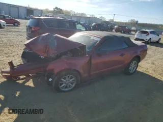 2005 Ford Mustang Deluxe with VIN 1ZVFT84N155192042, listed as a Copart auction lot 50518545 with Not Provided miles and Salvage Title. Bid and sale history available at carsss.com. Image 1.