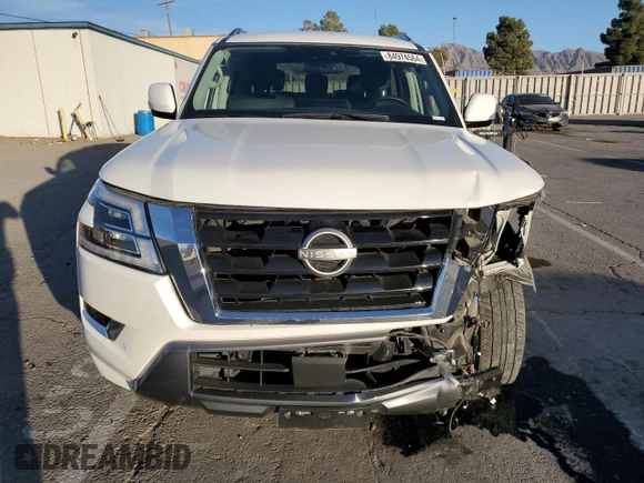 2023 Nissan Armada SV with VIN JN8AY2AC7P9182727, listed as a Copart auction lot 84974564 with 42,959 mi miles and Salvage Title. Bid and sale history available at carsss.com. Image 5.