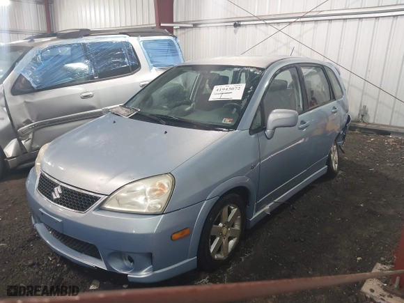 2005 Suzuki Aerio SX with VIN JS2RC61H055304743, listed as a IAAI auction lot 41943072 with 185,996 mi miles. Bid and sale history available at carsss.com. Image 17.