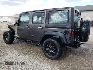 2018 Jeep Wrangler Unlimited Sport S with VIN 1C4BJWDG8JL814090, listed as a Copart auction lot 49155145 with 74,875 mi miles and Salvage Title. Bid and sale history available at DreamBid. Image 2.