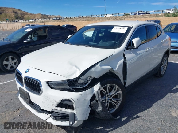 2020 BMW X2 sDrive28i with VIN WBXYH9C01L5P01913, listed as a IAAI auction lot 41591563 with 65,271 mi miles. Bid and sale history available at carsss.com. Image 17.