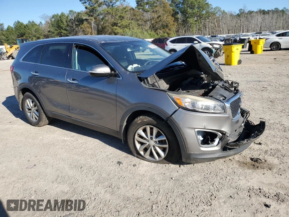 2016 Kia Sorento L with VIN 5XYPG4A37GG184318, listed as a Copart auction lot 87213954 with Not Provided miles and Salvage Title. Bid and sale history available at DreamBid. Image 4.