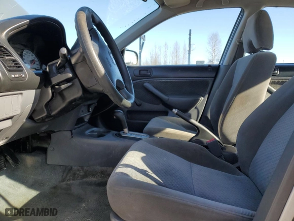 2004 Honda Civic VP with VIN 2HGES16374H938880, listed as a Copart auction lot 44224605 with 0 mi miles and Salvage Title. Bid and sale history available at carsss.com. Image 7.