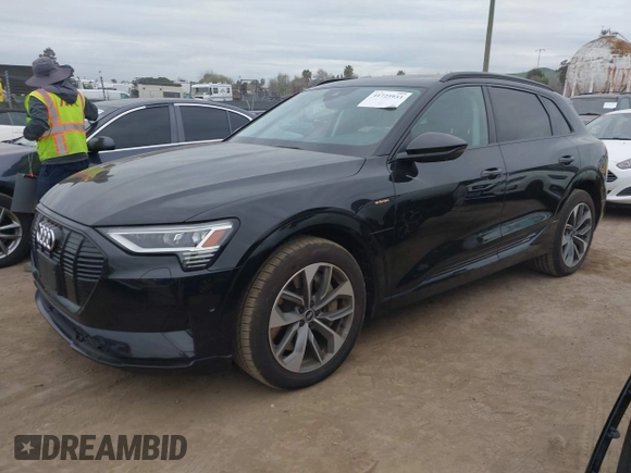 2021 Audi e-tron Premium Plus with VIN WA1LAAGEXMB019208, listed as a IAAI auction lot 41725933 with 51,565 mi miles and . Bid and sale history available at DreamBid. Image 19.