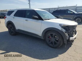 2022 Ford Explorer ST with VIN 1FM5K8GC0NGA08477, listed as a Copart auction lot 52961635 with 61,188 mi miles and Salvage Title. Bid and sale history available at carsss.com. Image 4.