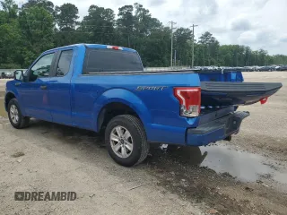 2015 Ford F-150 XL with VIN 1FTEX1C89FFD11232, listed as a Copart auction lot 58752915 with 185,065 mi miles and Salvage title. Bid and sale history available at DreamBid. Image 2.