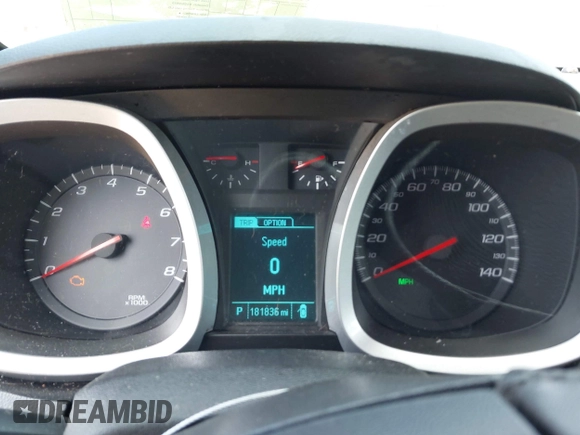 2014 Chevrolet Equinox LTZ with VIN 2GNFLHEK3E6180719, listed as a IAAI auction lot 42210649 with 181,836 mi miles and . Bid and sale history available at carsss.com. Image 7.