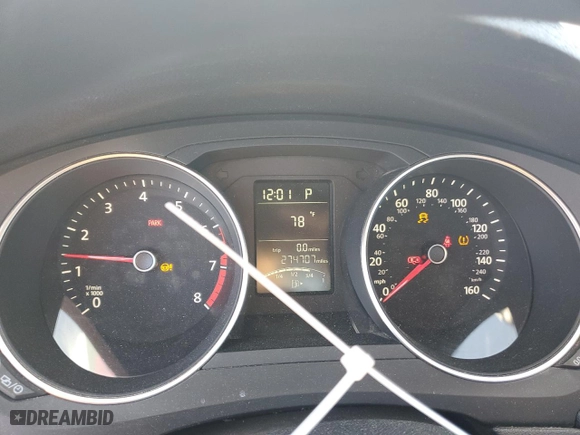 2016 Volkswagen Jetta Sedan 1.4T S with VIN 3VW267AJ6GM383969, listed as a Copart auction lot 57064554 with 274,707 mi miles and Salvage Title. Bid and sale history available at carsss.com. Image 9.