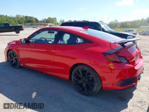 2018 Honda Civic Si Coupe with VIN 2HGFC3A59JH752808, listed as a IAAI auction lot 42018770 with 83,451 mi miles. Bid and sale history available at carsss.com. Image 3.