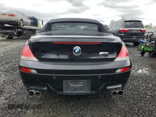 2007 BMW 6 Series M6 with VIN WBSEK93517CY78341, listed as a Copart auction lot 52765085 with 150,449 mi miles and Clean Title. Bid and sale history available at carsss.com. Image 6.