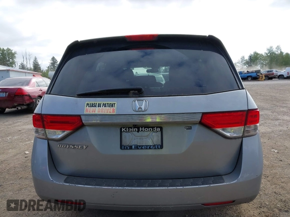 2016 Honda Odyssey EX-L with VIN 5FNRL5H60GB070789, listed as a IAAI auction lot 42148249 with 64,691 mi miles. Bid and sale history available at carsss.com. Image 16.