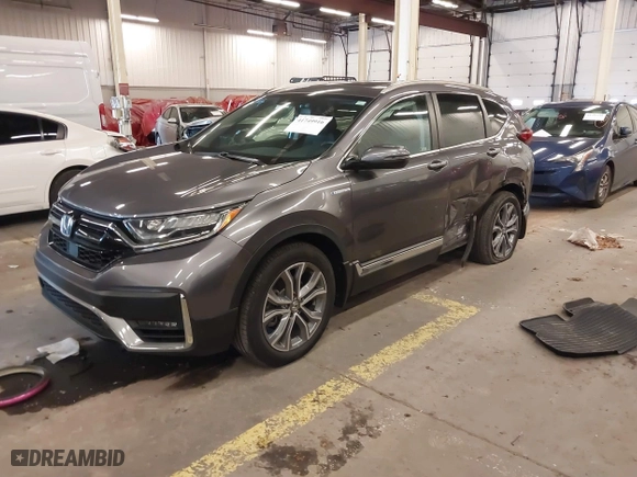 2020 Honda CR-V Hybrid Touring with VIN 7FART6H98LE024707, listed as a IAAI auction lot 41749916 with 30,287 mi miles. Bid and sale history available at carsss.com. Image 17.