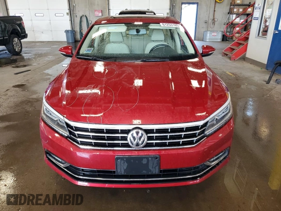 2017 Volkswagen Passat SE with VIN 1VWBT7A35HC062793, listed as a Copart auction lot 61253185 with 41,894 mi miles and Salvage title. Bid and sale history available at DreamBid. Image 5.