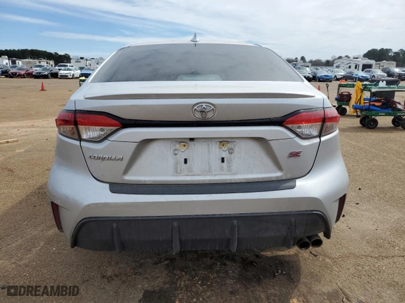 2023 Toyota Corolla SE with VIN 5YFP4MCEXPP167421, listed as a Copart auction lot 47898845 with 44,185 mi miles and Salvage Title. Bid and sale history available at carsss.com. Image 6.