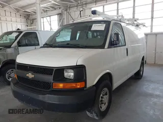 2015 Chevrolet Express Cargo with VIN 1GCWGFCF9F1277631, listed as a IAAI auction lot 42528992 with 243,209 mi miles and . Bid and sale history available at DreamBid. Image 17.