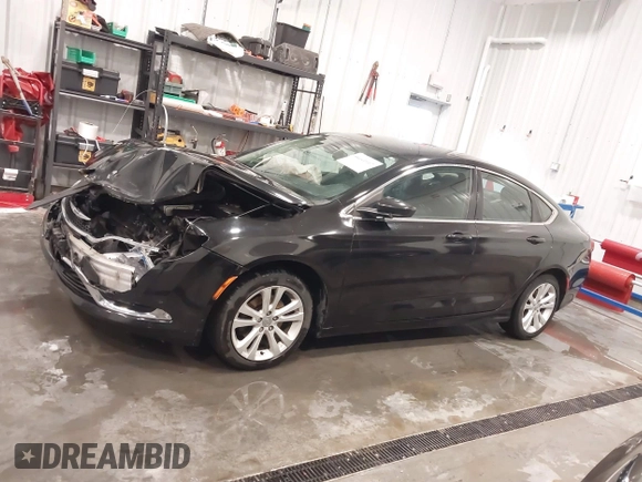 2015 Chrysler 200 Limited with VIN 1C3CCCAB1FN612164, listed as a IAAI auction lot 41641912 with 166,116 mi miles. Bid and sale history available at carsss.com. Image 14.