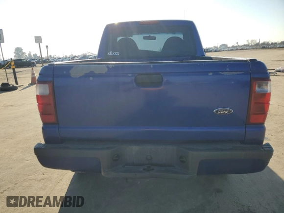 2003 Ford Ranger XL with VIN 1FTYR10U63PB29146, listed as a Copart auction lot 43073845 with 272,396 mi miles and Salvage Title. Bid and sale history available at carsss.com. Image 6.