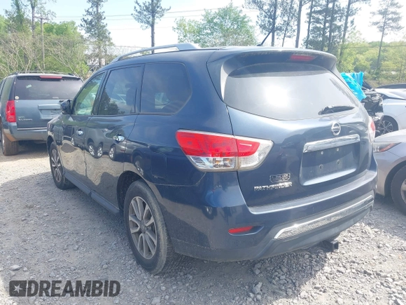 2015 Nissan Pathfinder SL with VIN 5N1AR2MN2FC670289, listed as a IAAI auction lot 42026083 with 153,933 mi miles and . Bid and sale history available at DreamBid. Image 3.