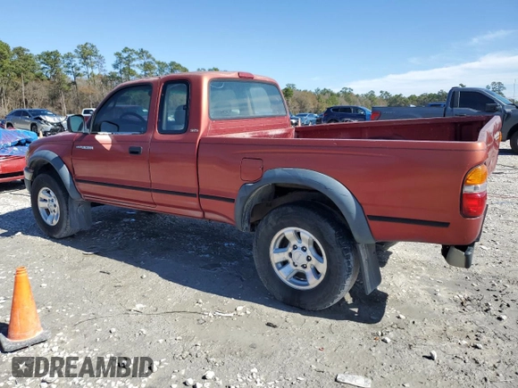 2002 Toyota Tacoma PreRunner with VIN 5TESM92N62Z111116, listed as a Copart auction lot 43578445 with 341,236 mi miles and Salvage title. Bid and sale history available at DreamBid. Image 2.