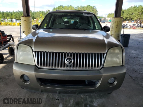 2002 Mercury Mountaineer Convenience with VIN 4M2ZU66E42UJ27065, listed as a Copart auction lot 73788994 with 268,471 mi miles and Salvage title. Bid and sale history available at DreamBid. Image 5.