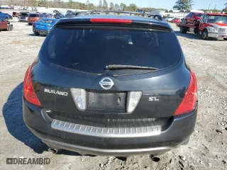 2006 Nissan Murano SL with VIN JN8AZ08T76W409051, listed as a Copart auction lot 42690175 with 182,572 mi miles and Salvage Title. Bid and sale history available at carsss.com. Image 6.
