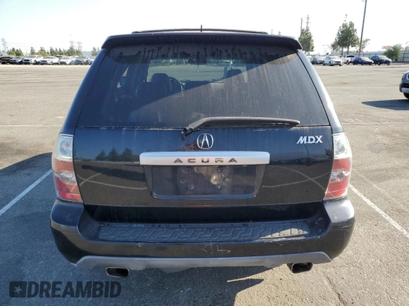 2005 Acura MDX Touring with VIN 2HNYD18885H512206, listed as a Copart auction lot 71675614 with 201,350 mi miles and Salvage Title. Bid and sale history available at carsss.com. Image 6.