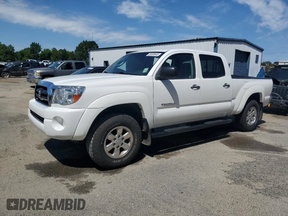 2005 Toyota Tacoma PreRunner with VIN 5TEKU72NX5Z033223, listed as a Copart auction lot 55495645 with 163,877 mi miles and Salvage title. Bid and sale history available at DreamBid. Image 1.