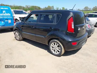 2013 Kia Soul + with VIN KNDJT2A68D7751533, listed as a IAAI auction lot 41995980 with 187,388 mi miles and . Bid and sale history available at DreamBid. Image 3.