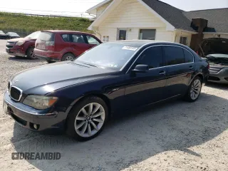 2008 BMW 7 Series 750Li with VIN WBAHN83528DT79871, listed as a Copart auction lot 71580164 with 117,414 mi miles and Clean Title. Bid and sale history available at carsss.com. Image 1.