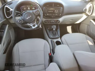 2023 Kia Soul S with VIN KNDJ23AU7P7212848, listed as a Copart auction lot 43771115 with 9,055 mi miles and Salvage Title. Bid and sale history available at carsss.com. Image 8.