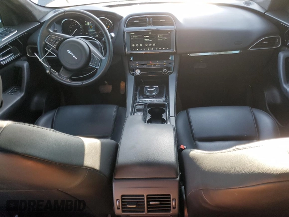 2020 Jaguar F-Pace 25t Premium with VIN SADCJ2FX4LA618158, listed as a Copart auction lot 52814585 with 45,494 mi miles and Salvage Title. Bid and sale history available at DreamBid. Image 8.