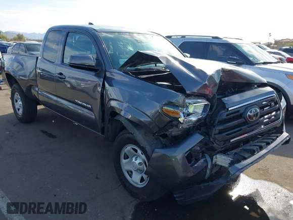 2018 Toyota Tacoma SR with VIN 5TFRX5GN8JX116802, listed as a IAAI auction lot 41879503 with 86,448 mi miles and . Bid and sale history available at DreamBid. Image 1.