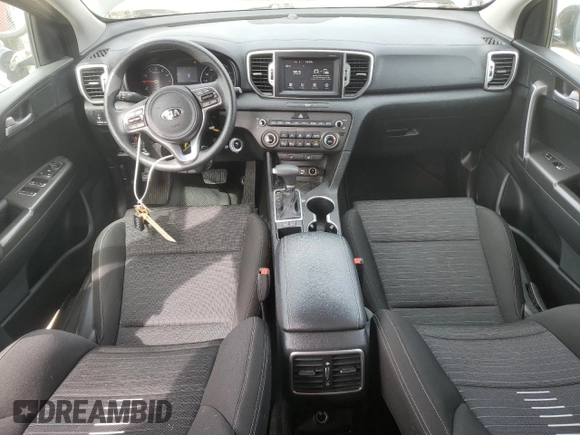 2018 Kia Sportage LX with VIN KNDPM3AC7J7424071, listed as a Copart auction lot 51664645 with 38,269 mi miles and Salvage Title. Bid and sale history available at carsss.com. Image 8.