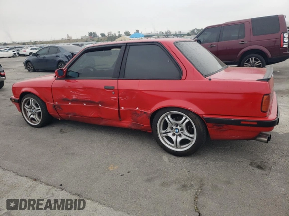 1989 BMW 3 Series 325iS with VIN WBAAA2303KEC49407, listed as a Copart auction lot 53133765 with 127,657 mi miles and Salvage Title. Bid and sale history available at carsss.com. Image 2.