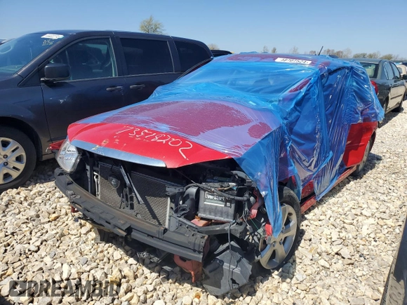 2009 Kia Spectra with VIN KNAFE241295023187, listed as a Copart auction lot 48707524 with 0 mi miles and Salvage Title. Bid and sale history available at carsss.com. Image 1.