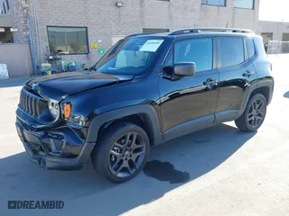 2021 Jeep Renegade Latitude with VIN ZACNJDBBXMPN25489, listed as a IAAI auction lot 41658159 with 13,952 mi miles. Bid and sale history available at carsss.com. Image 17.