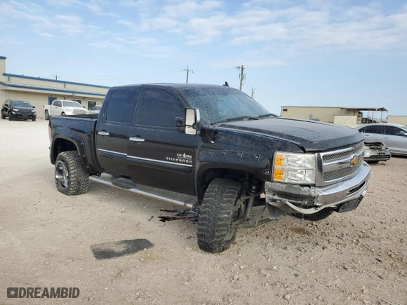 2012 Chevrolet Silverado 1500 LT with VIN 3GCPCSE08CG157799, listed as a Copart auction lot 50319985 with 190,253 mi miles and Salvage Title. Bid and sale history available at carsss.com. Image 4.