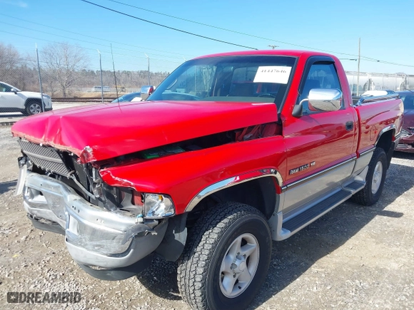 1997 Dodge Ram 1500 with VIN 1B7HF16Z4VJ599418, listed as a IAAI auction lot 41447646 with 168,652 mi miles. Bid and sale history available at carsss.com. Image 2.
