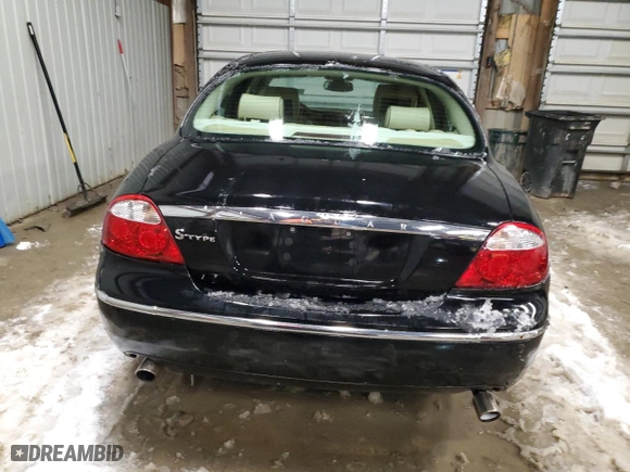 2007 Jaguar S-Type 3.0 with VIN SAJWA01A87FN74742, listed as a Copart auction lot 41638325 with 96,393 mi miles and Salvage Title. Bid and sale history available at carsss.com. Image 6.