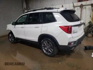 2023 Honda Passport EX-L z VIN 5FNYF8H59PB011459, wystawiony jako Copart lot #80345424 z przebiegiem 23 050 mil mil oraz Szkoda całkowita • Salvage title. Historia ofert i sprzedaży dostępna na DreamBid. Obrazek 2.