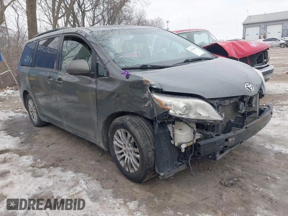2012 Toyota Sienna XLE AAS with VIN 5TDYK3DCXCS206978, listed as a IAAI auction lot 41374061 with 307,827 mi miles and . Bid and sale history available at DreamBid. Image 1.