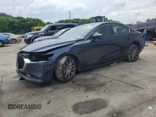 2020 Mazda 3 Preferred with VIN 3MZBPBDM9LM117331, listed as a Copart auction lot 61252985 with 97,839 mi miles and Salvage title. Bid and sale history available at DreamBid. Image 1.