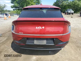 2022 Kia EV6 Wind with VIN KNDC3DLC5N5048637, listed as a Copart auction lot 58434444 with 59,250 mi miles and Salvage Title. Bid and sale history available at carsss.com. Image 6.