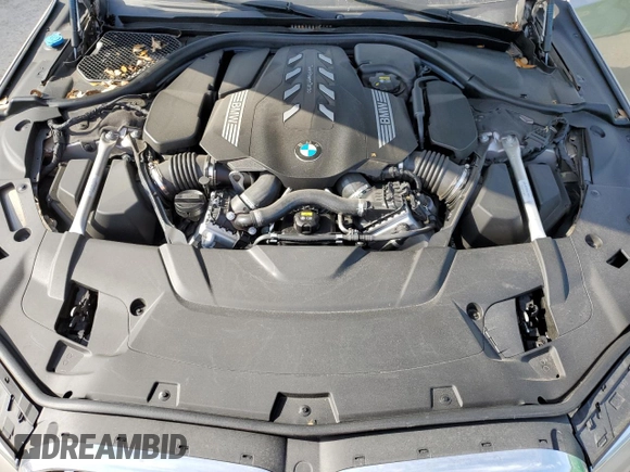 2022 BMW 7 Series 750i xDrive with VIN WBA7U2C08NCK23657, listed as a Copart auction lot 54202285 with 26,532 mi miles and Salvage title. Bid and sale history available at DreamBid. Image 11.