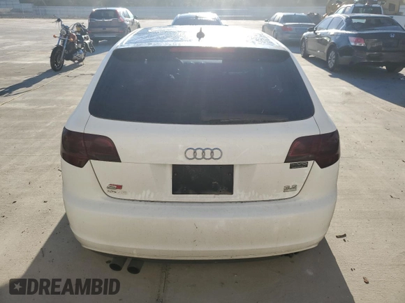 2008 Audi A3 S-Line with VIN WAUKD78P08A128247, listed as a Copart auction lot 80413334 with 238,960 mi miles and Salvage Title. Bid and sale history available at carsss.com. Image 6.